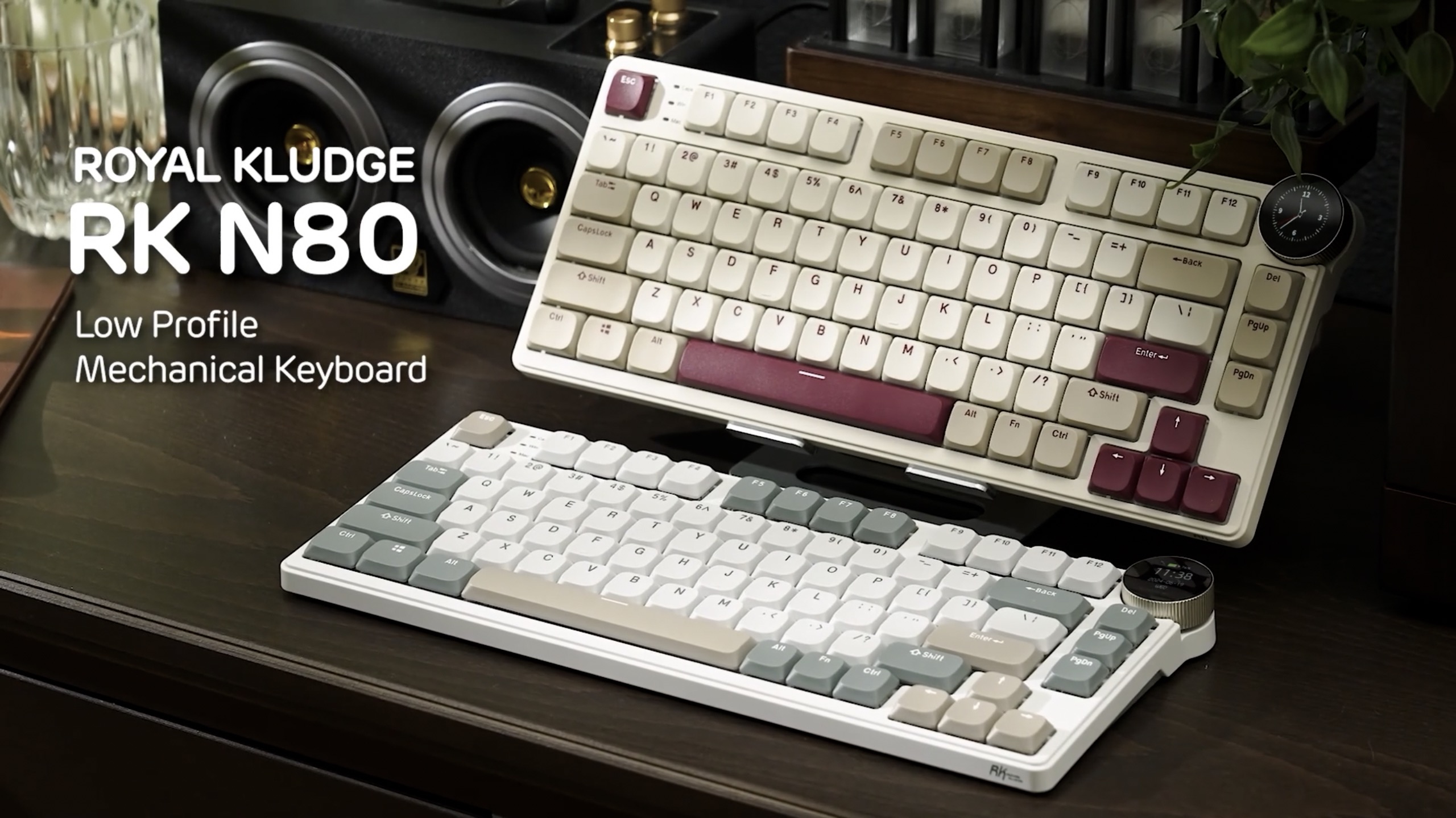 Amazon.com: RK ROYAL KLUDGE N80 Low Profile Mechanical Keyboard w