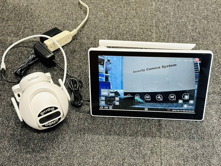 Amazon.co.jp: Srihome 最新ワイヤレス防犯カメラ4台セット 500万画素