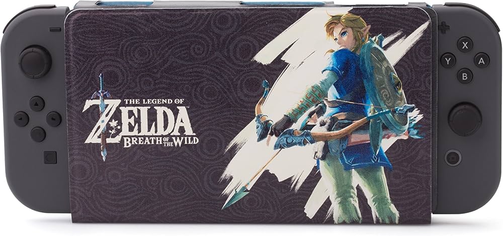 Amazon.com: PowerA Hybrid Cover for Nintendo Switch - Zelda Breath
