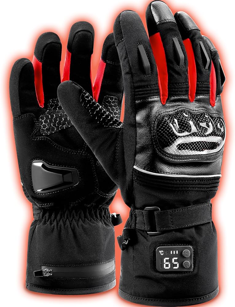 Amazon.co.jp: [aumesovi] 【バイク整備士監修】 電熱グローブ 速暖