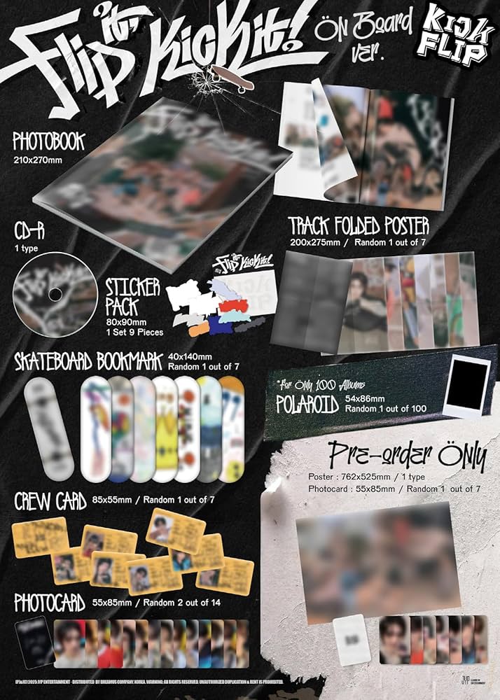 Amazon.co.jp: キックフリップ KickFlip Flip it, Kick it! 1stミニ