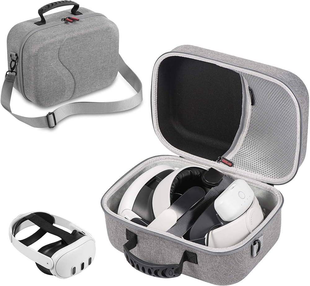 Amazon | Meta Quest 3 対応 収納ケース キャリングケース 大容量 保護