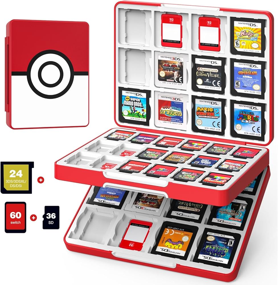Amazon.com: MoKo 60 Game Card Case for Nintendo Switch 2 / Switch