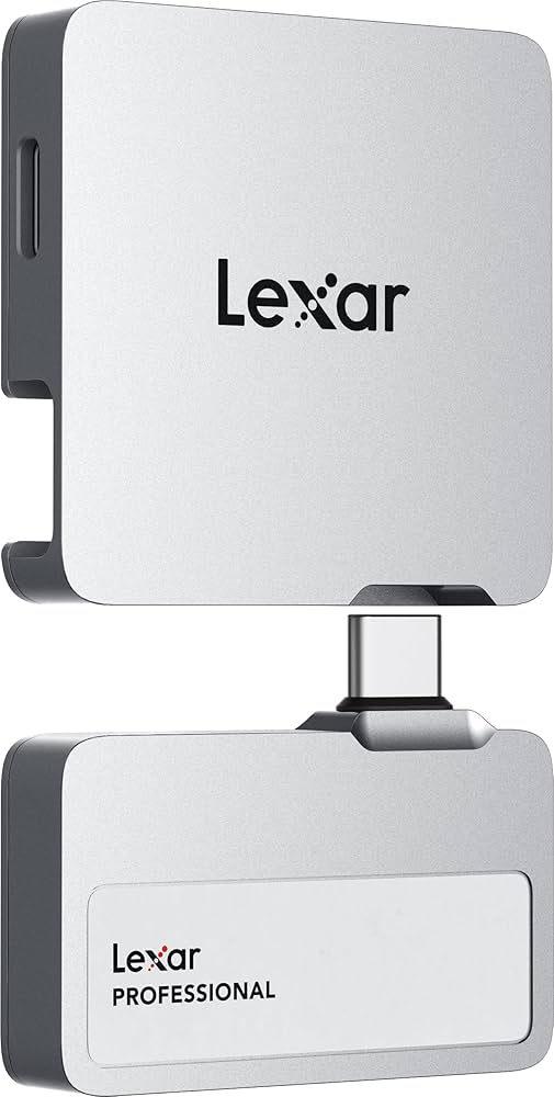 Amazon.com: Lexar 1TB Professional Go Portable SSD w/Hub, Supports