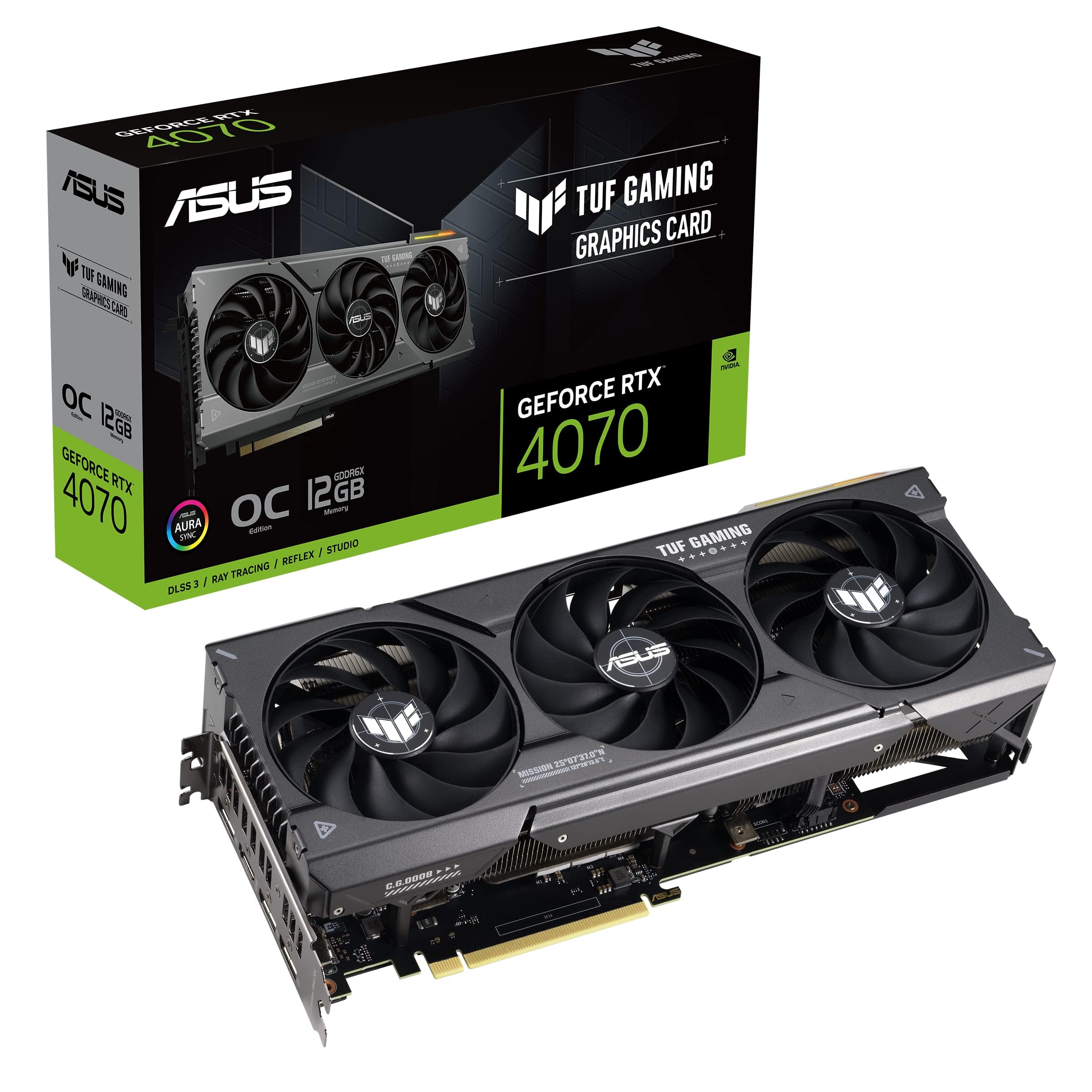Amazon.com: ASUS TUF Gaming NVIDIA GeForce RTX™ 4070 OC Edition
