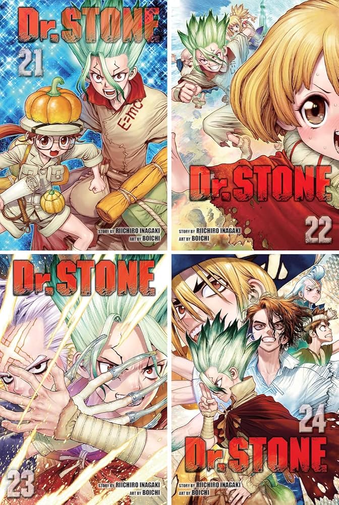 Dr. STONE Manga, Set of 26 Books. Vol. 1-26: Riichiro Inagaki