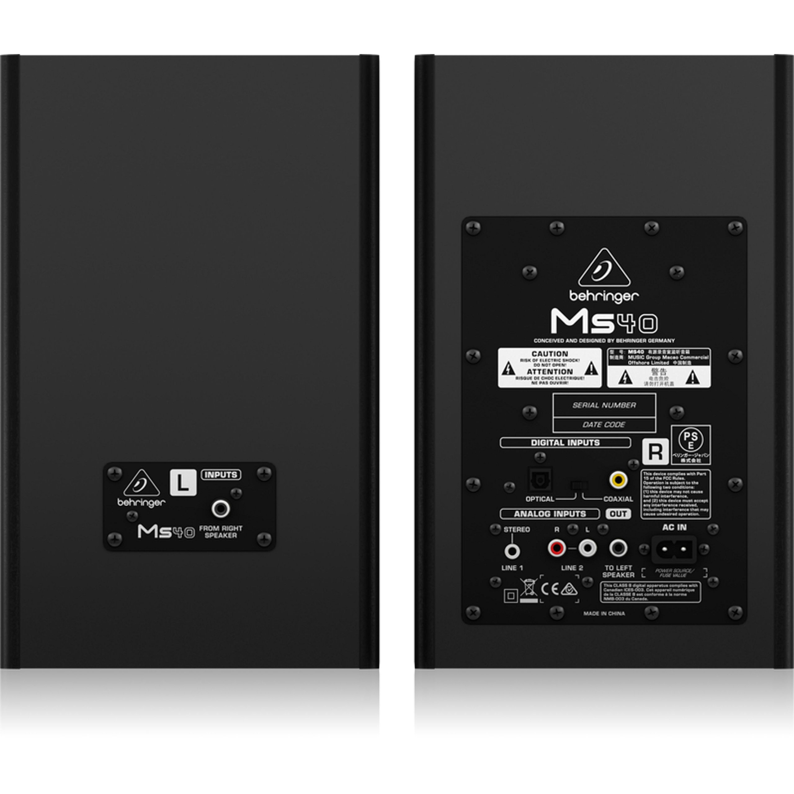 Amazon | BEHRINGER ベリンガー MS40 | モニタースピーカー | 楽器