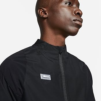 Nike F.C. AWF Men's Woven Soccer Track Jacket (Medium, Black) at