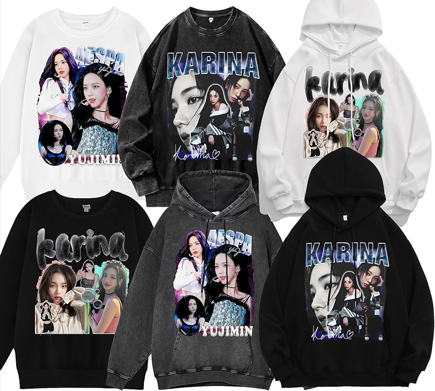 Amazon.co.jp: エスパ AESPA カリナ パーカー KARINA 応援服 多種類