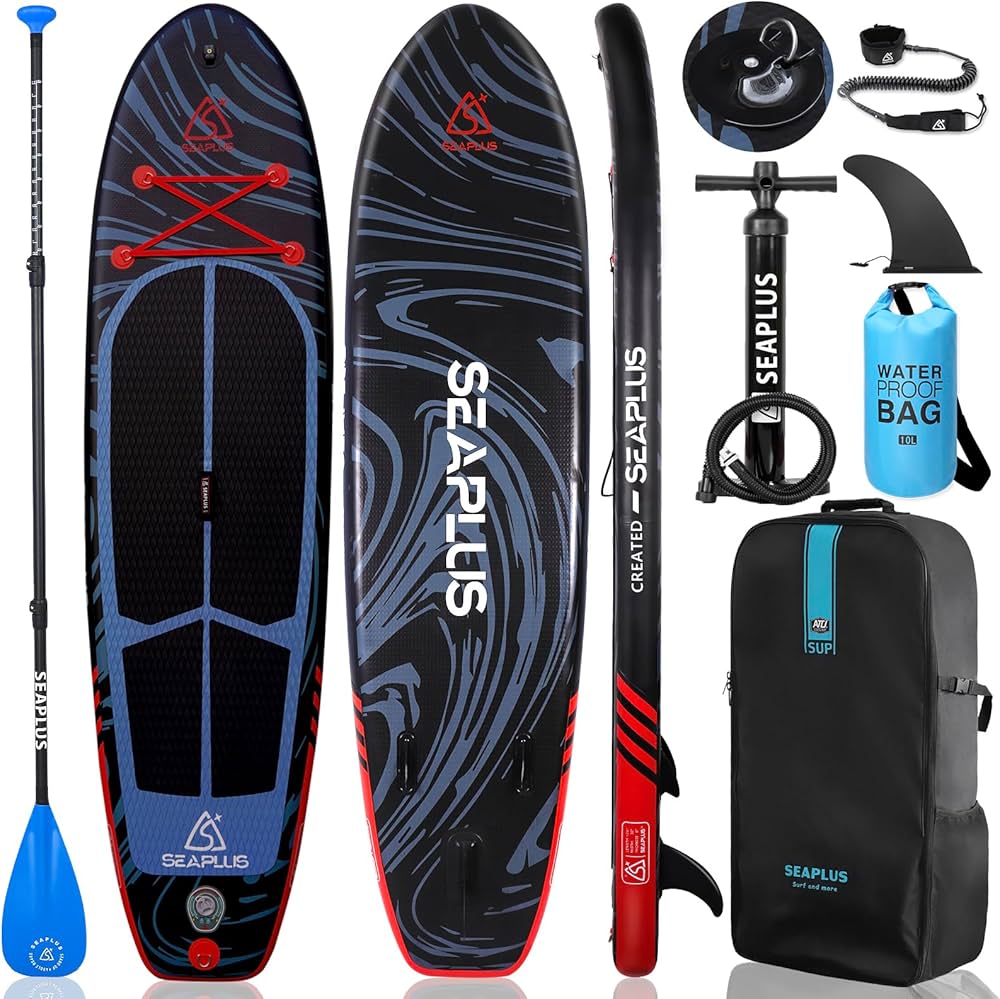 Amazon | SEAPLUSサップ インフレータブル スタンドアップパドルボード