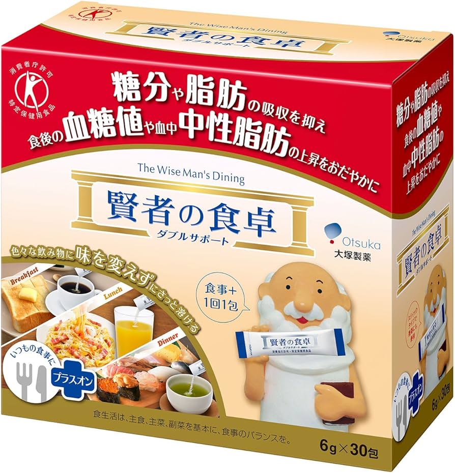 Amazon.co.jp: 大塚製薬 賢者の食卓 ダブルサポート 粉末 6g×30包