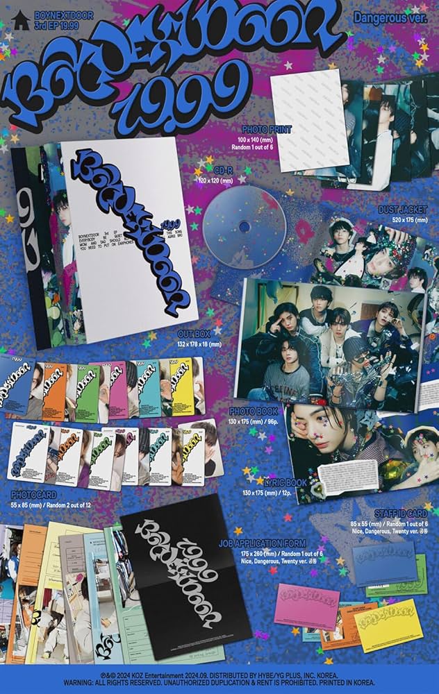 BOYNEXTDOOR, BND, TAESAN, LEEHAN, WOONHAK - BOYNEXTDOOR 19.99 3rd