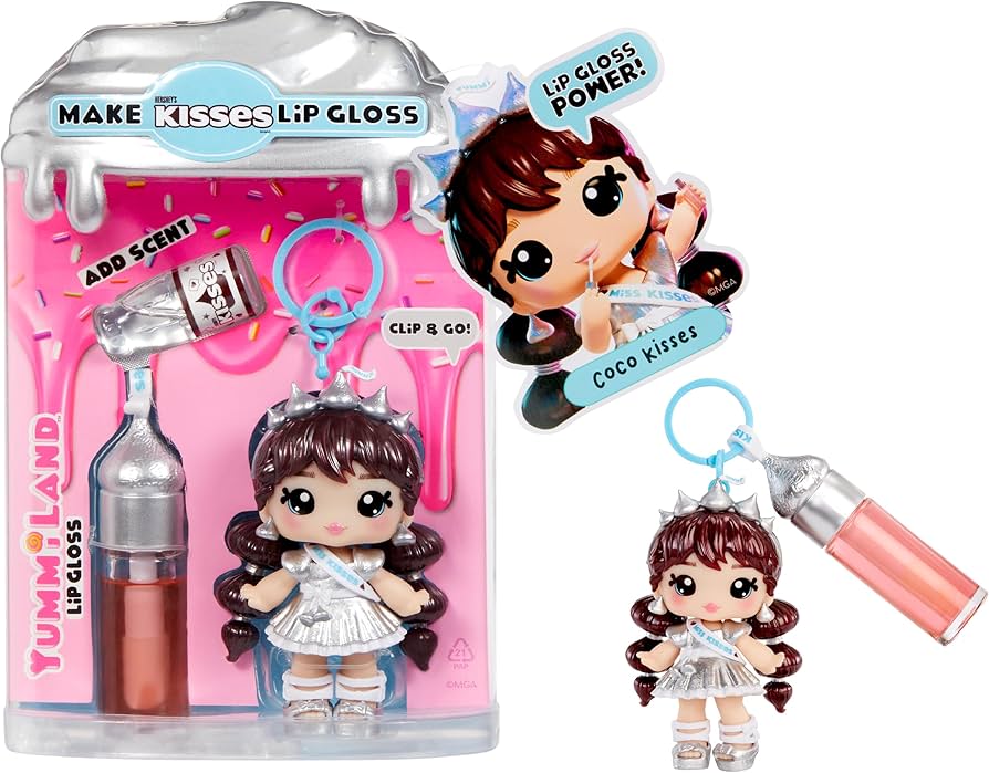 Amazon.com: Yummiland x Licensed Sweets Lip Gloss Doll: HERSHEY'S