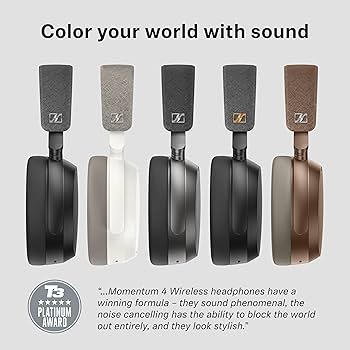 Amazon.com: Sennheiser MOMENTUM 4 Wireless Noise Cancelling