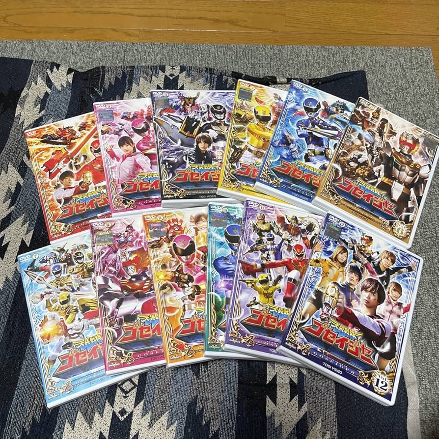 Amazon.co.jp: DVD 天装戦隊ゴセイジャー 全12巻 レンタルアップ品