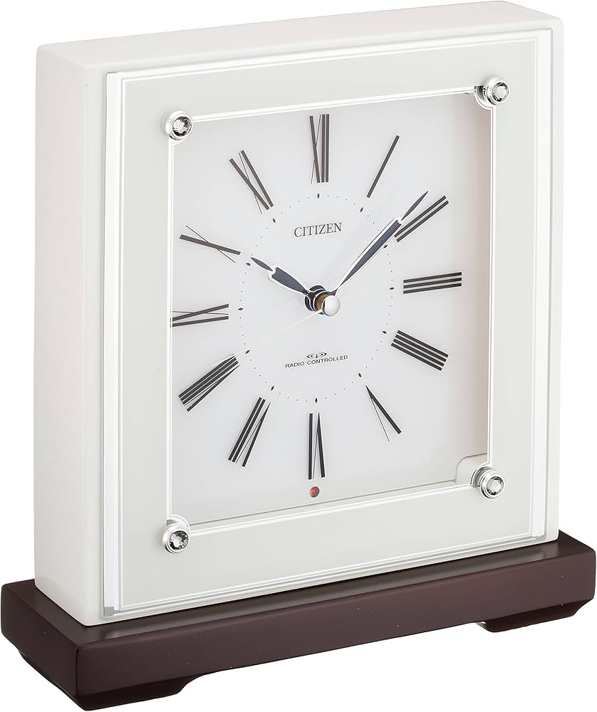 Amazon.co.jp: リズム(RHYTHM) シチズン 置き時計 電波時計 アナログ