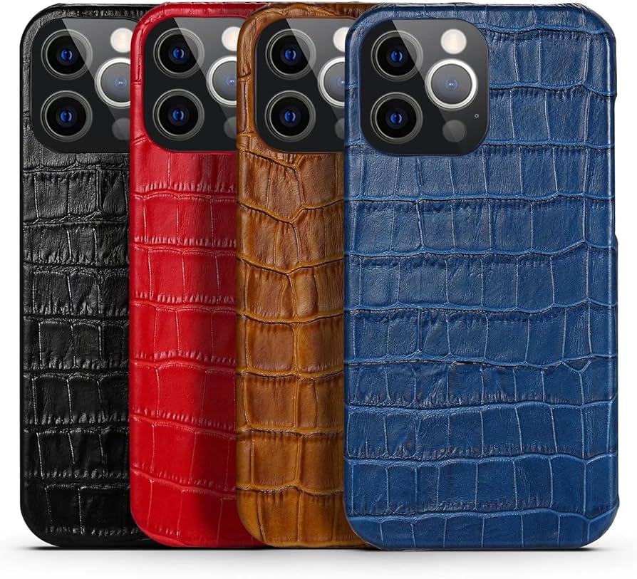 Amazon.co.jp: Mcxiancrl iPhone 14 Plus 用 ケース クロコダイル 本革