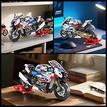 Amazon.com: Reobrix Motorcycle 1000 RR Technic Building Set for