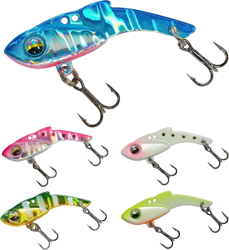 Amazon.co.jp: [青嵐ルアー]メタルバイブ ルアー アジ メバル 5色