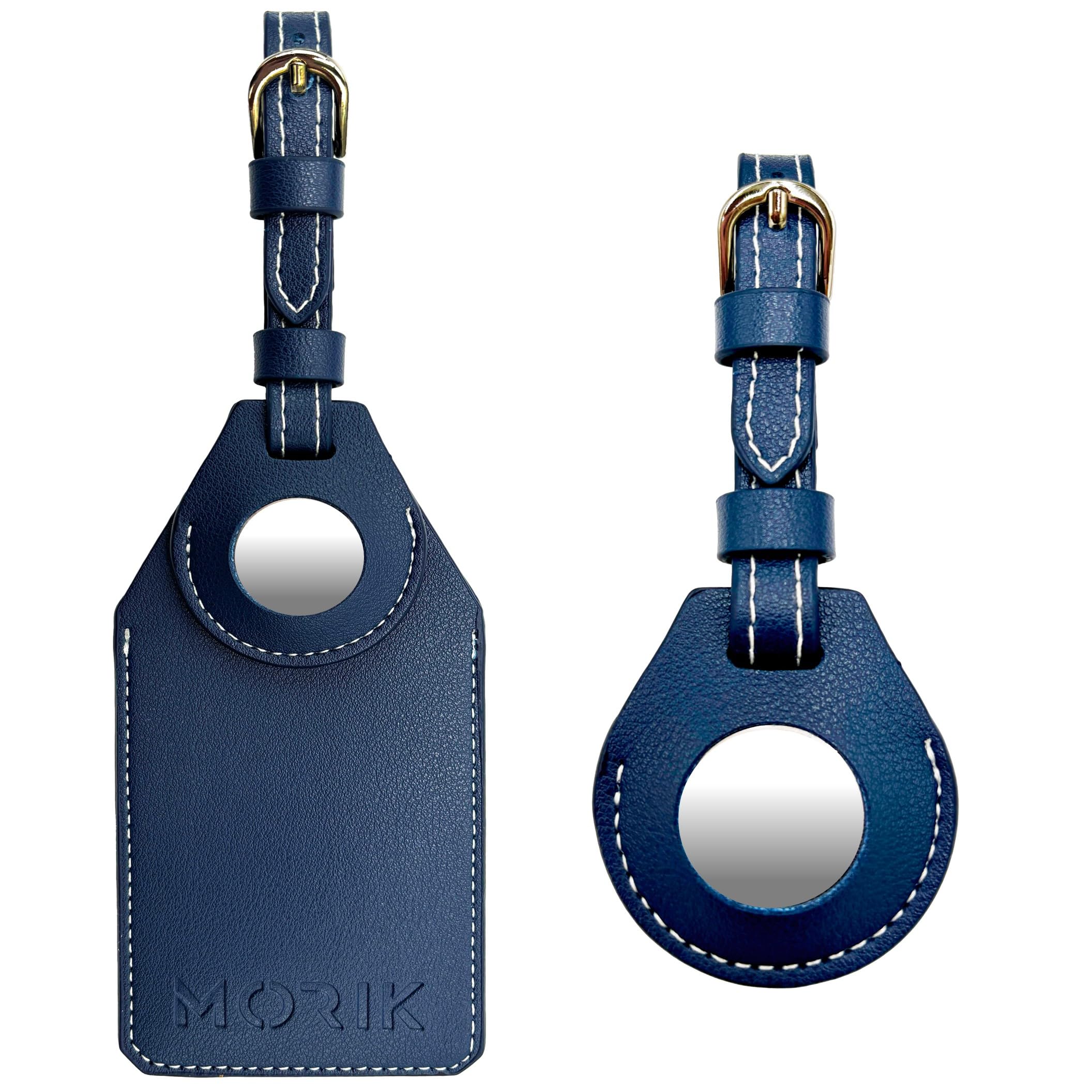 Amazon.com: MORIK Secret AirTag Leather Luggage Tag Tracking | TSA