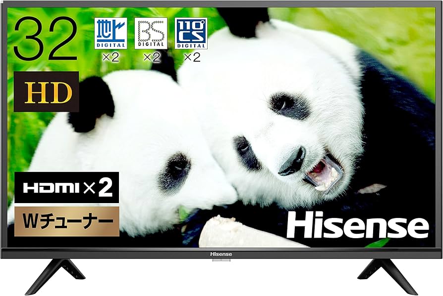 Amazon | ハイセンス 32V型 ハイビジョン 液晶 テレビ 32H38E ダブル