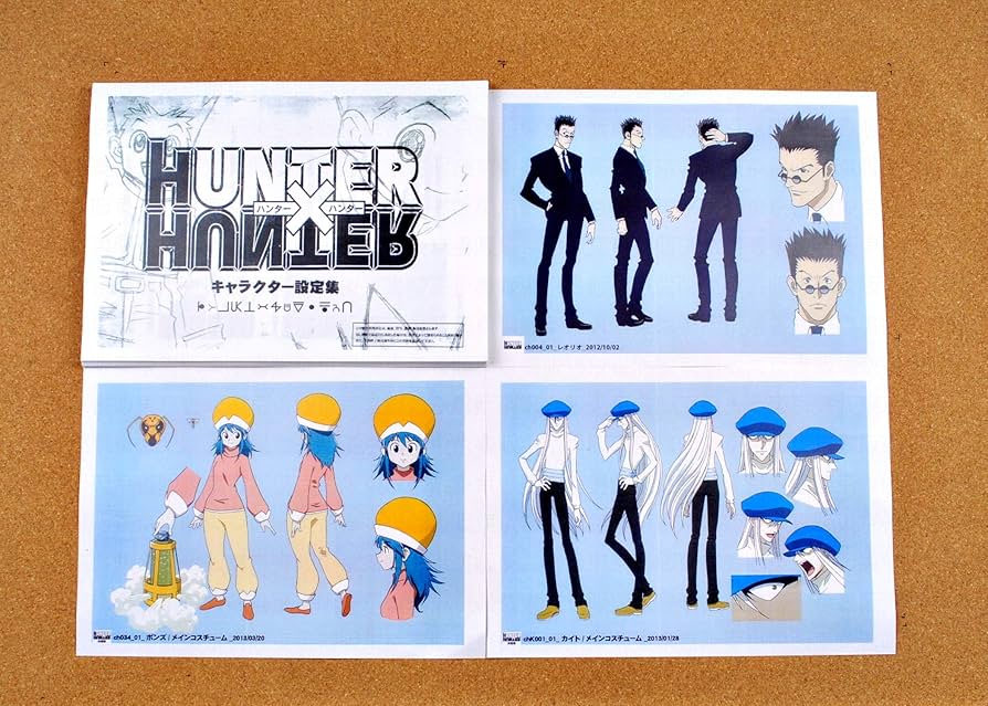 Amazon.co.jp: HUNTER×HUNTER (2011) 設定資料 制作資料 【126枚