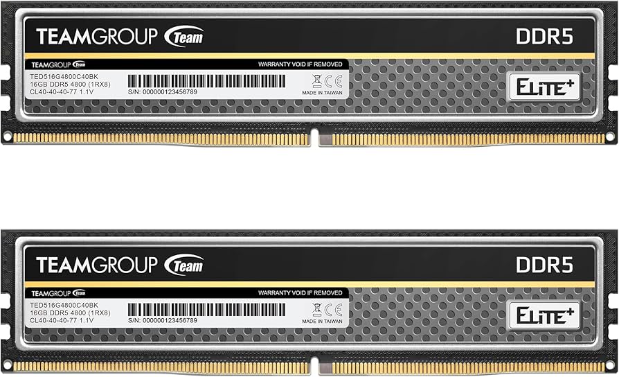 Amazon.co.jp: TEAMGROUP Elite Plus DDR5 32GB (2x16GB) 4800MHz PC5