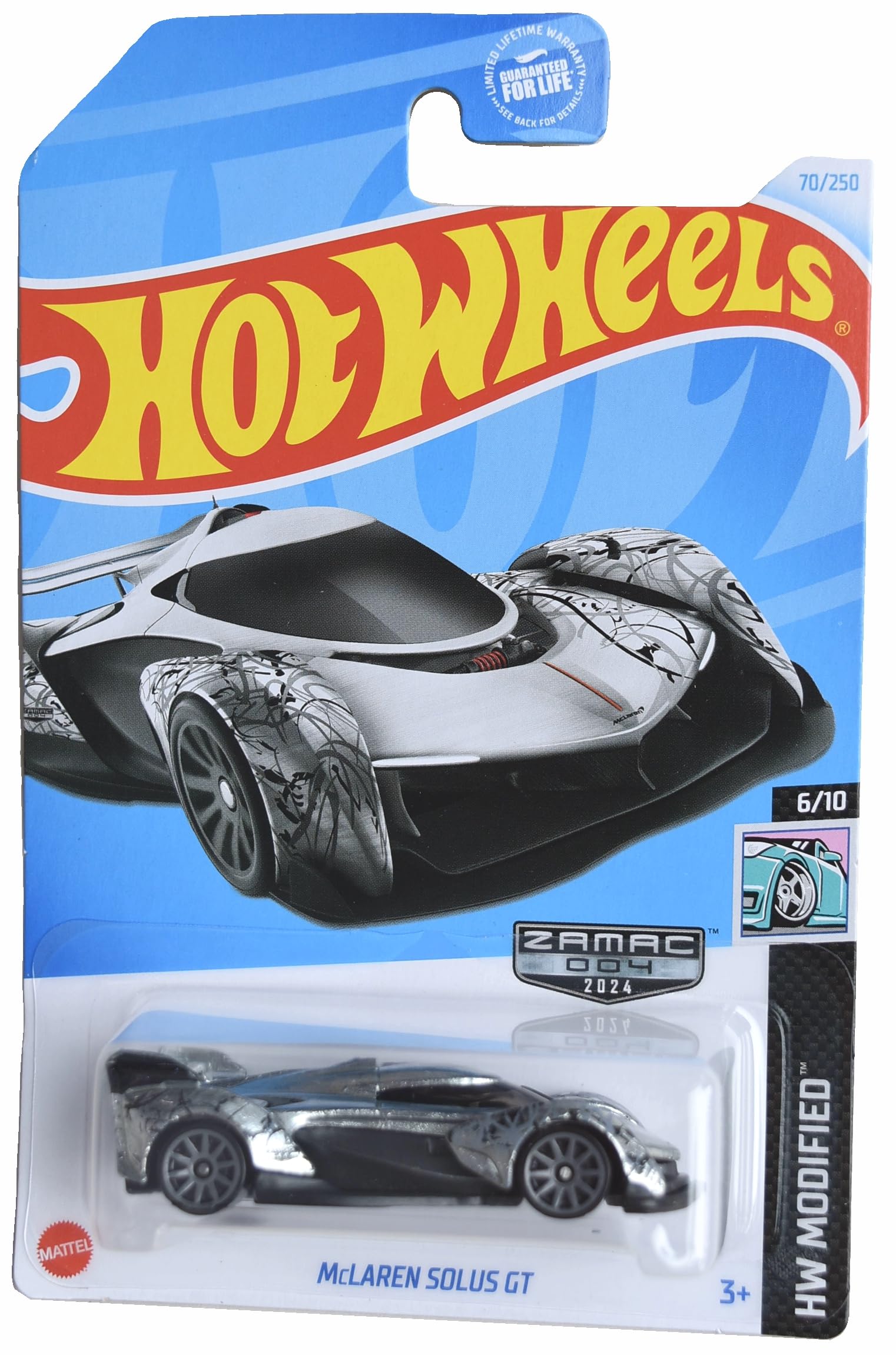 Matchbox Hot Wheels Zamac McLaren Solus GT, HW Modified 6/10