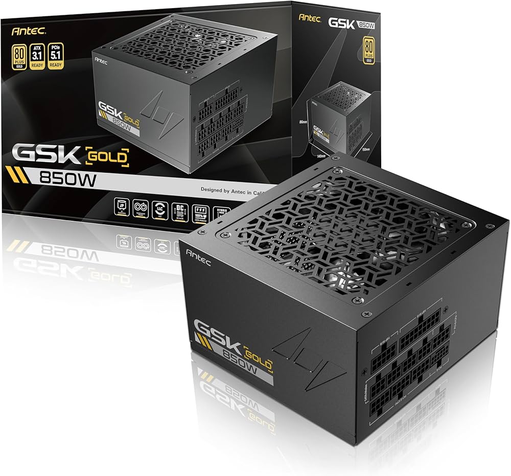 Amazon | ANTEC GSK850 ATX3.1 80PLUS GOLD 認証取得 高効率高耐久電源