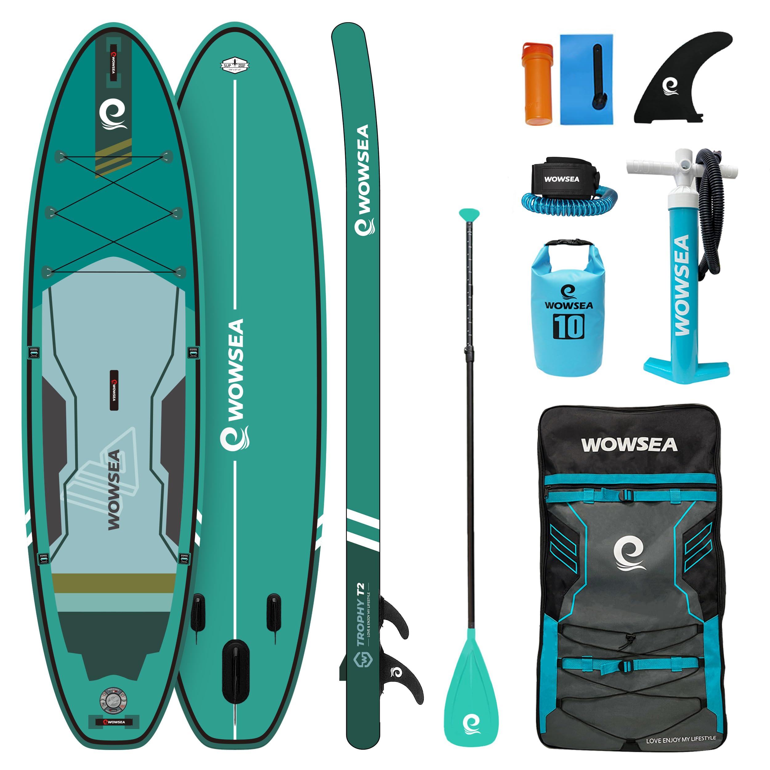 Amazon | WOWSEA Trophy T2 サップ インフレータブル スタンドアップ