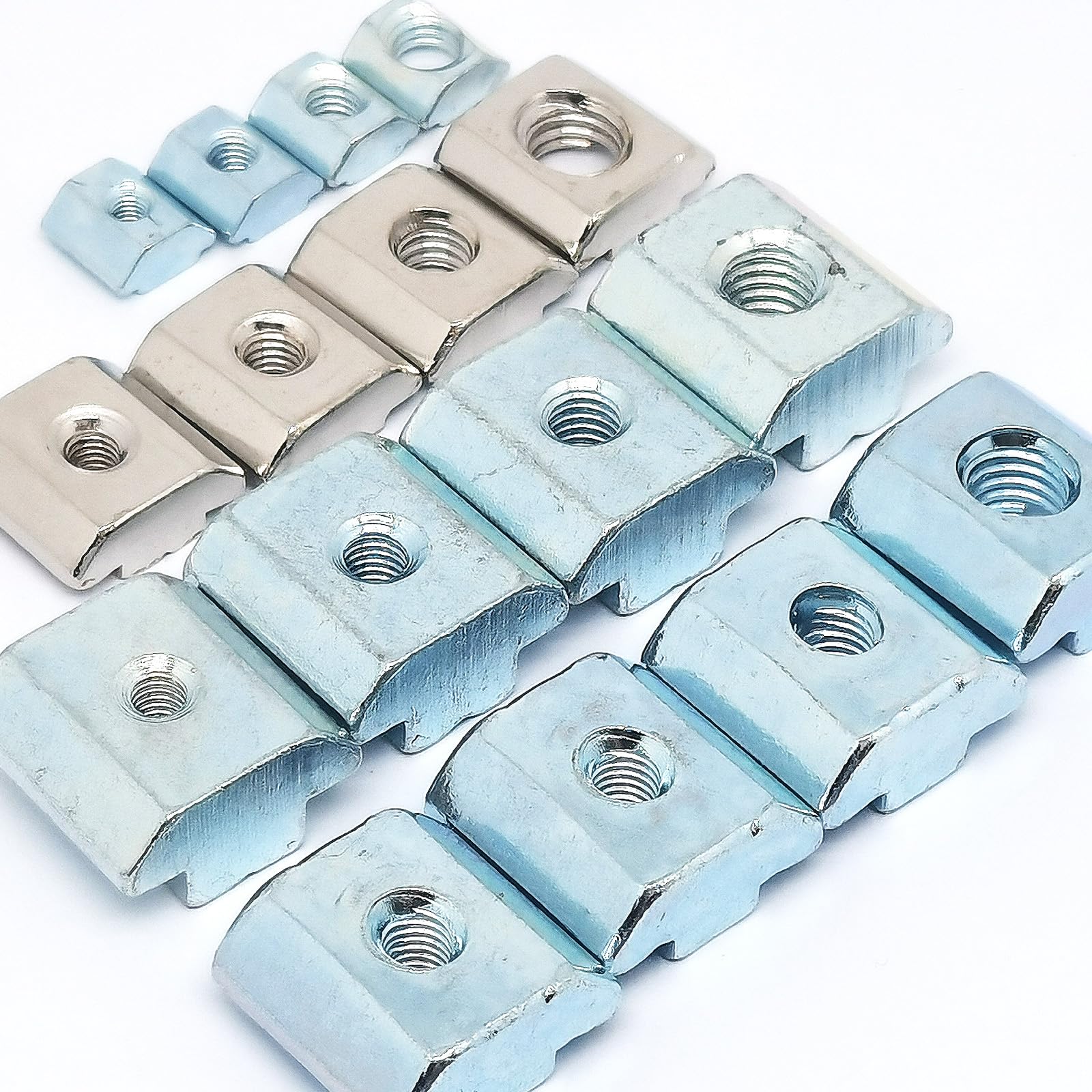 Pack of 20 T Nuts Tee Sliding Slot Nuts 40 Series M8 Threaded