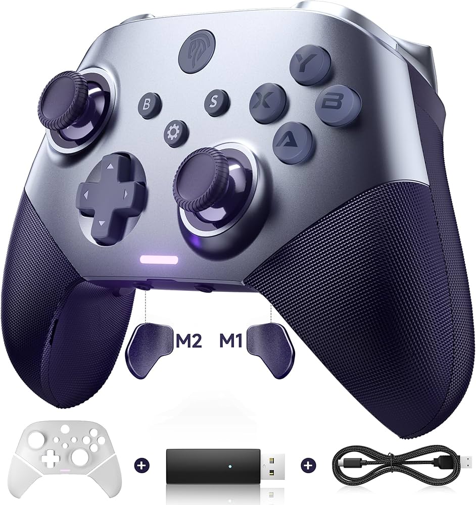 Amazon.co.jp: EasySMX X 10 PC コントローラー - 交換可能なフェイス