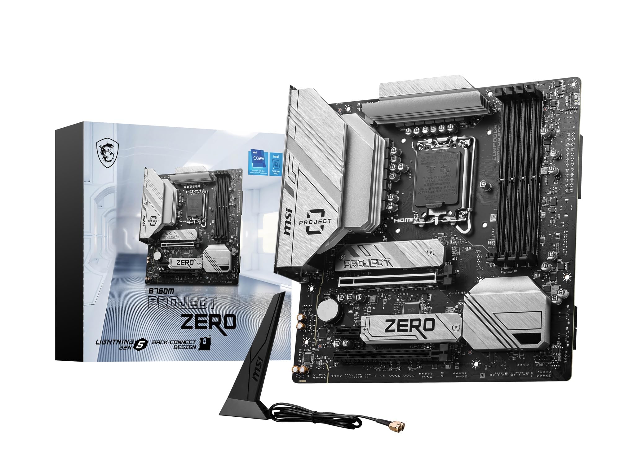 Amazon.co.jp: MSI B760M PROJECT ZERO バックコネクトデザイン採用