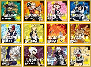 Amazon | 僕のヒーローアカデミア シール烈伝ガムつき 20個入 食玩