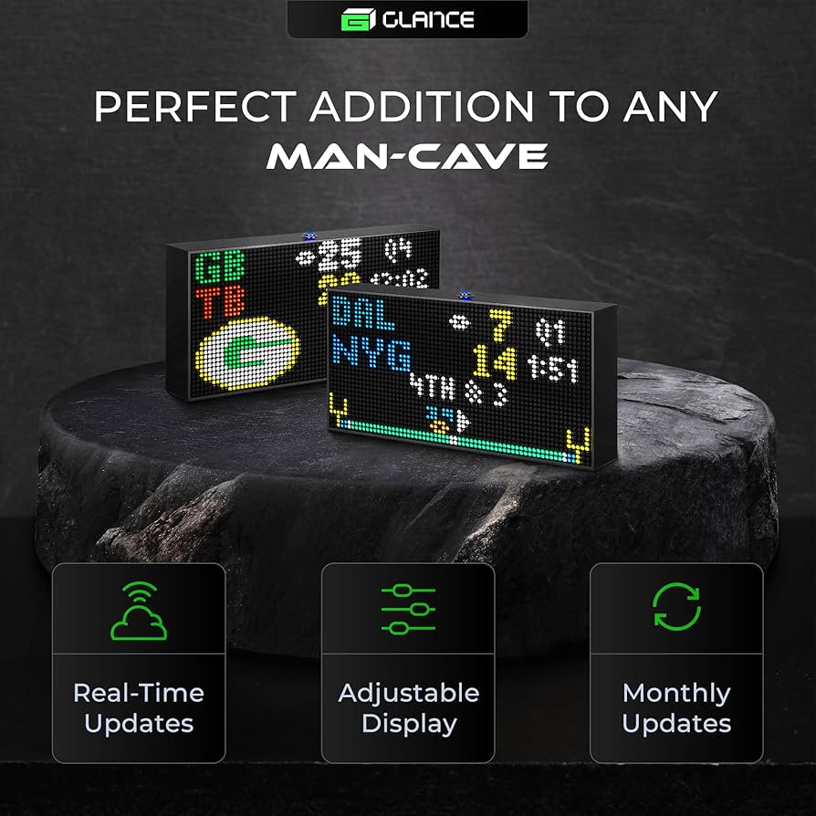 Amazon.co.jp: PANELFI Glance LEDティッカー - カスタマイズ可能なLED