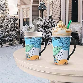Amazon.com: 2 Pack Reusable Neoprene Insulator Sleeve for Iced
