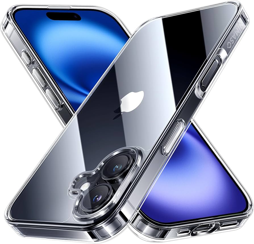 Amazon.co.jp: NIMASO iPhone 16 用 ケース クリア 黄変防止 耐衝撃 米