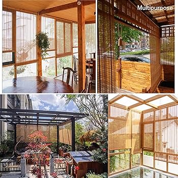 Amazon｜室内用 竹すだれ ロールスクリーン 幅180・120・90・60cm、竹