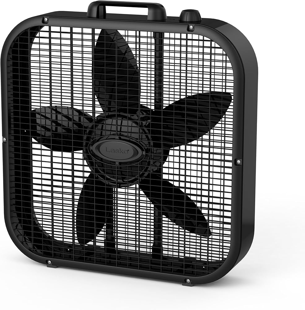 Amazon | 20in Box Fan 3spd Black | LASKO | ボックス扇風機 通販