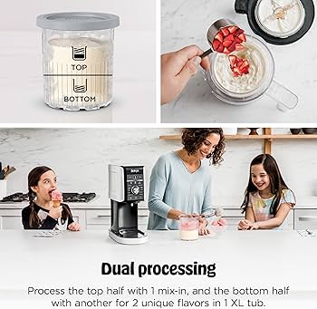 Amazon | Ninja CREAMi デラックスアイスクリームメーカー & 冷凍