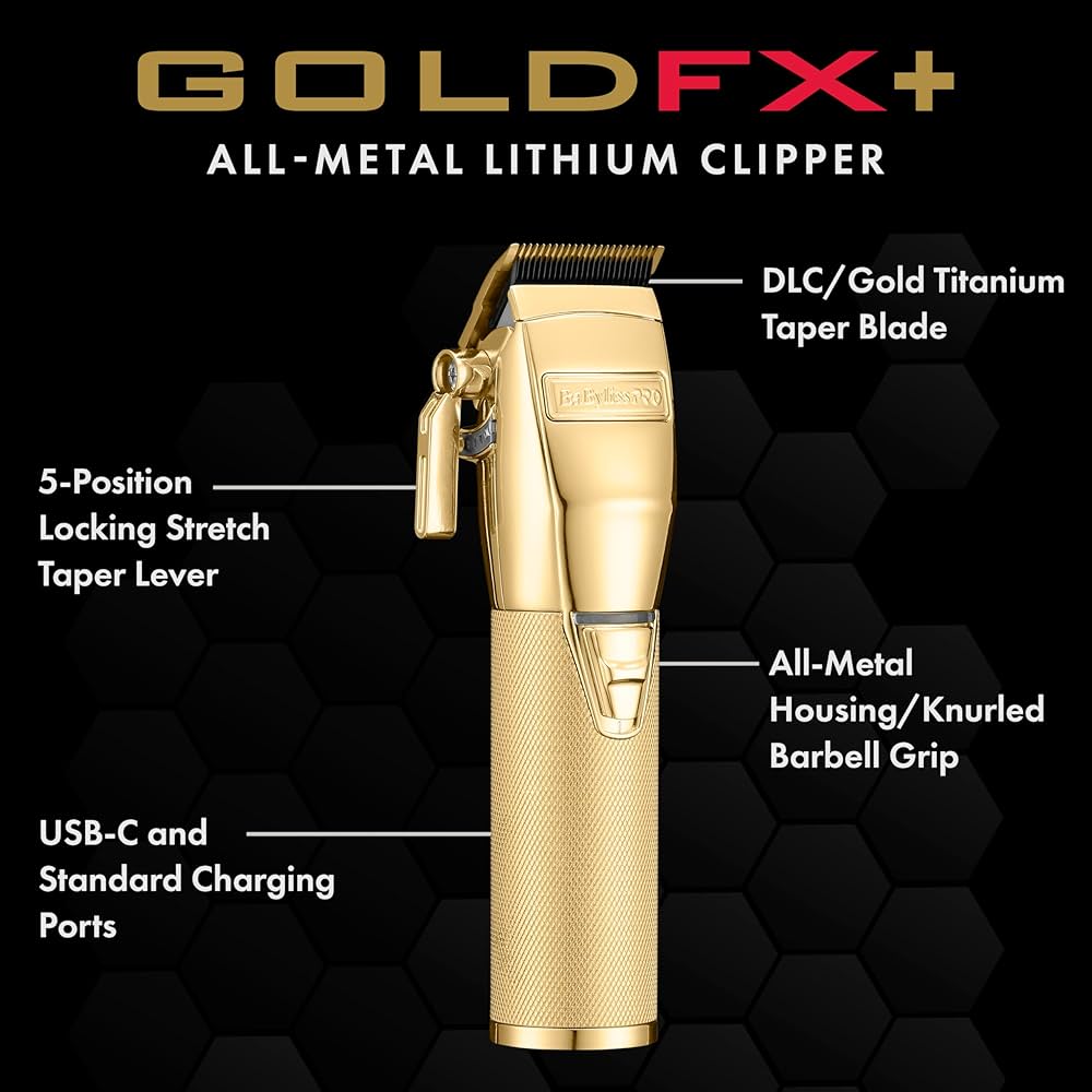 Amazon.com: BaBylissPRO GOLDFX+ Professional Barber Cord/Cordless