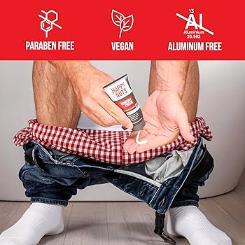 Amazon.com : HAPPY NUTS Comfort Cream Deodorant - Anti-Chafing