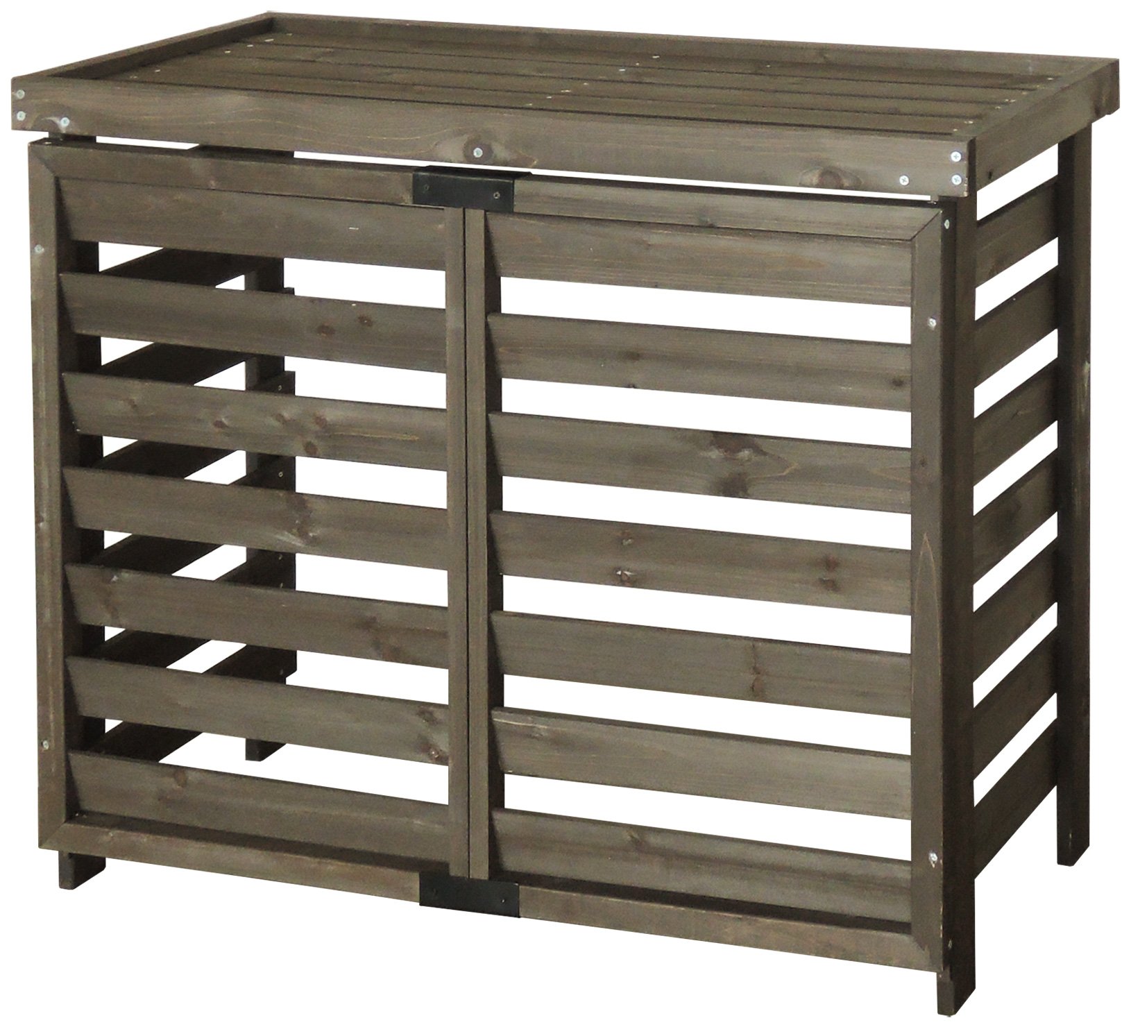 Amazon.co.jp: ガーデンガーデン ボーダーエアコン室外機カバー