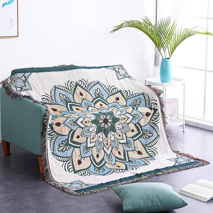 Amazon｜北欧風 ブランケット マルチカバー ソファカバー おしゃれ 130