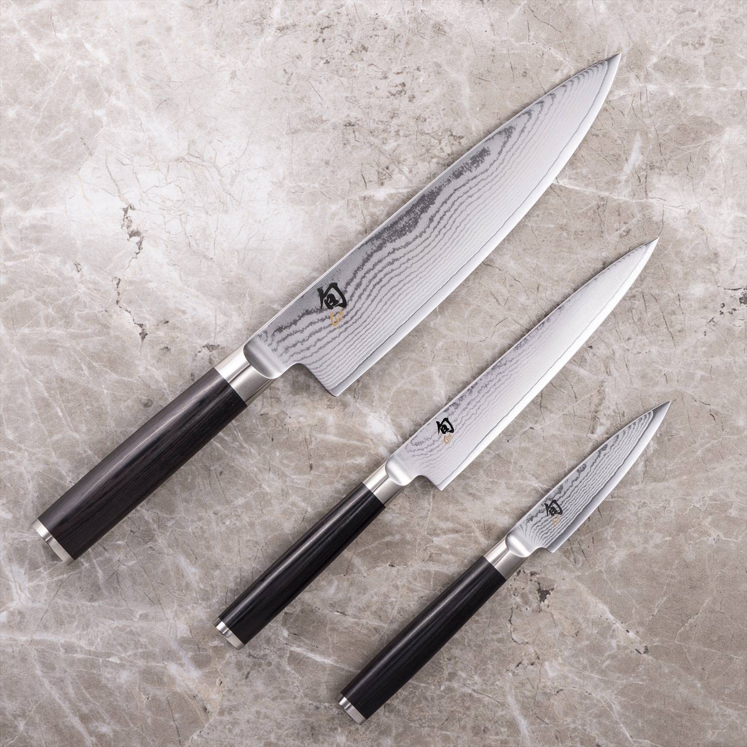 Amazon.co.jp: 貝印 KAI 旬 Classic 包丁3本セット 桧まな板 シェフズ