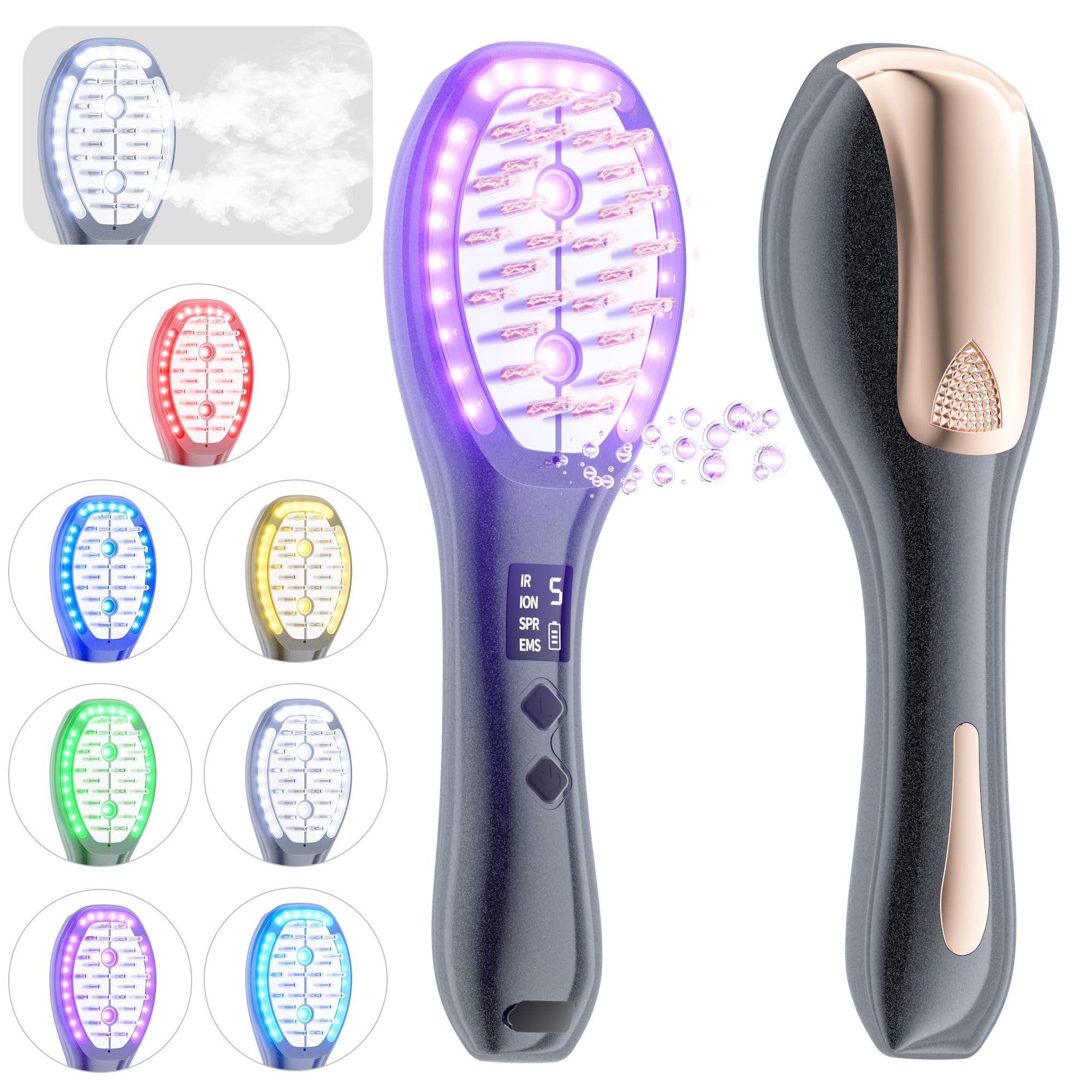 Amazon.co.jp: 【2025年新型】電気ブラシ 7色エステ光 5段階強度 液体