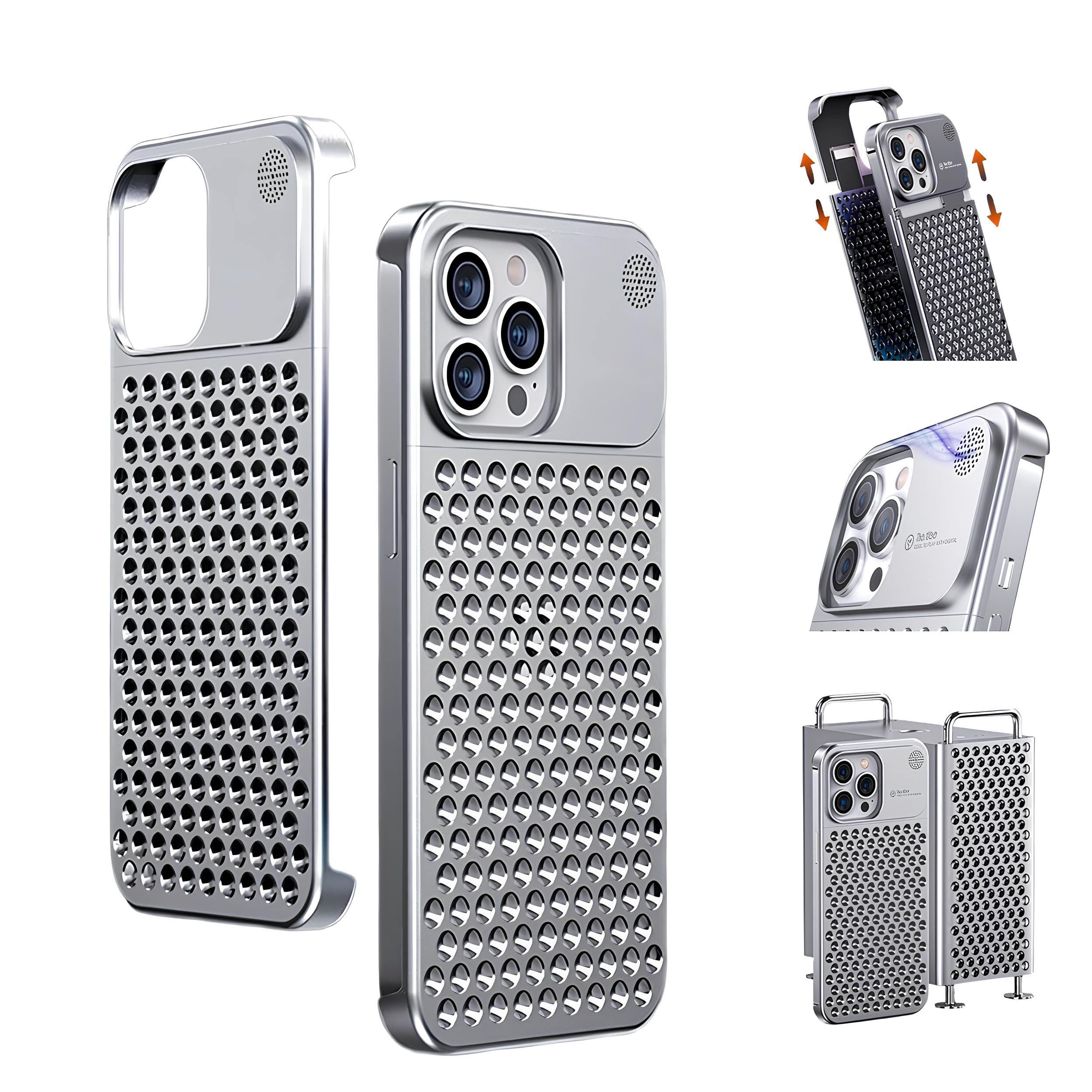 Amazon.co.jp: SLAKOP iPhone 15 Pro/Pro Max対応 メタルケース [航空