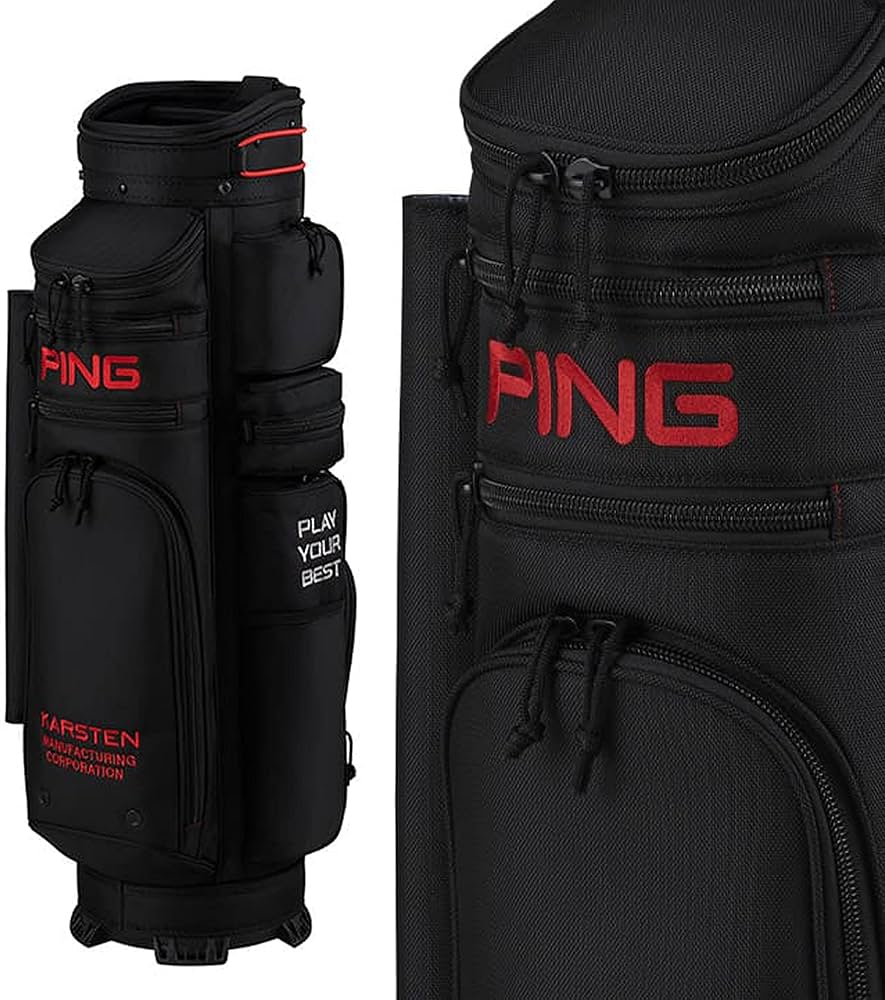 Amazon | [ピン] キャディバッグ メンズ マルチポケット MULTI POCKET