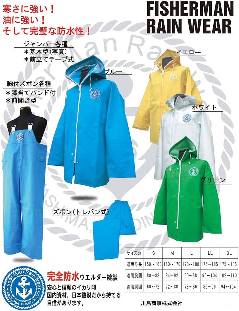 Amazon.co.jp: KURAHUTERU(クラフテル) イカリ印 フィッシャーマン