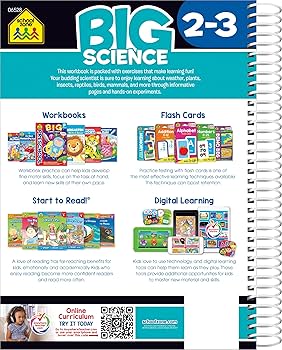 School Zone Big Science Workbook: 320 Spiral-Bound Pages, 2nd